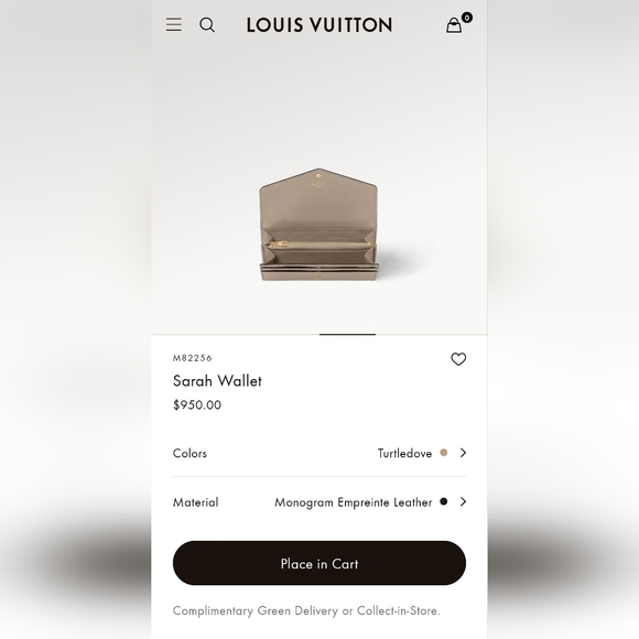 Louis Vuitton Handbags - Louis Vuitton Empreinte Monogram Sarah wallet with separate zipper pouch